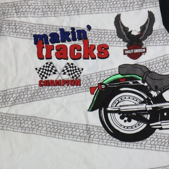 VTG HARLEY DAVIDSON Born to be Wild Boys Shirt NWT Sz L 14/16 - Picture 2 of 10